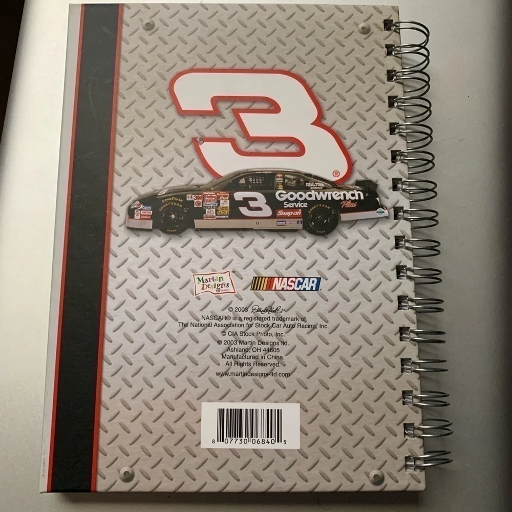 𝅺✅2X Host Pick✅ Martin Designs Dale Earnhardt Notepad Collection